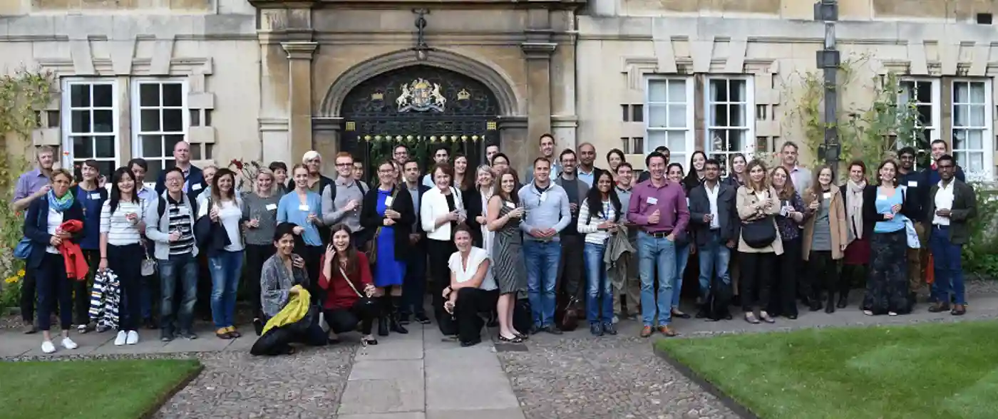 Delegates at the Cambridge meeting