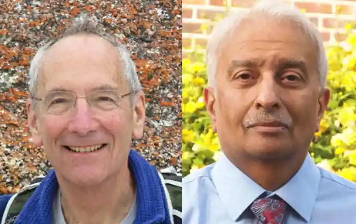 Stafford Lightman (left) and Krishna Chatterjee (right)