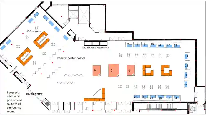 Joint Meeting Exhibition Plan With Stand Numbers