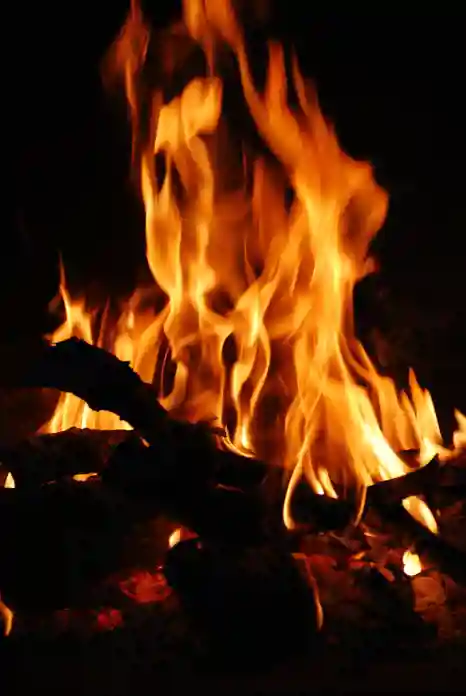 Photograph of fire